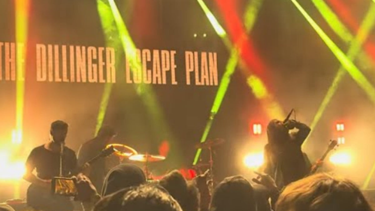 See DILLINGER ESCAPE PLAN cover NINE INCH NAILS with KEITH BUCKLEY