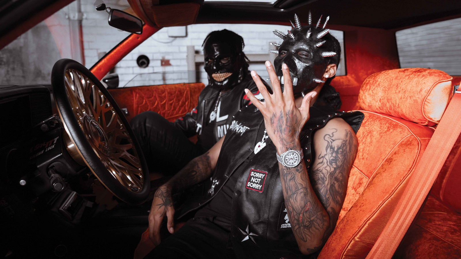 Meet HOMIXIDE GANG: masked duo merging snotty hip-hop with Slipknot aesthetics