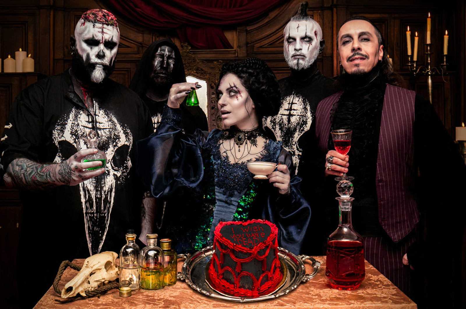 See LACUNA COIL’s ghoulish anti-Valentine’s video for “I Wish You Were Dead”