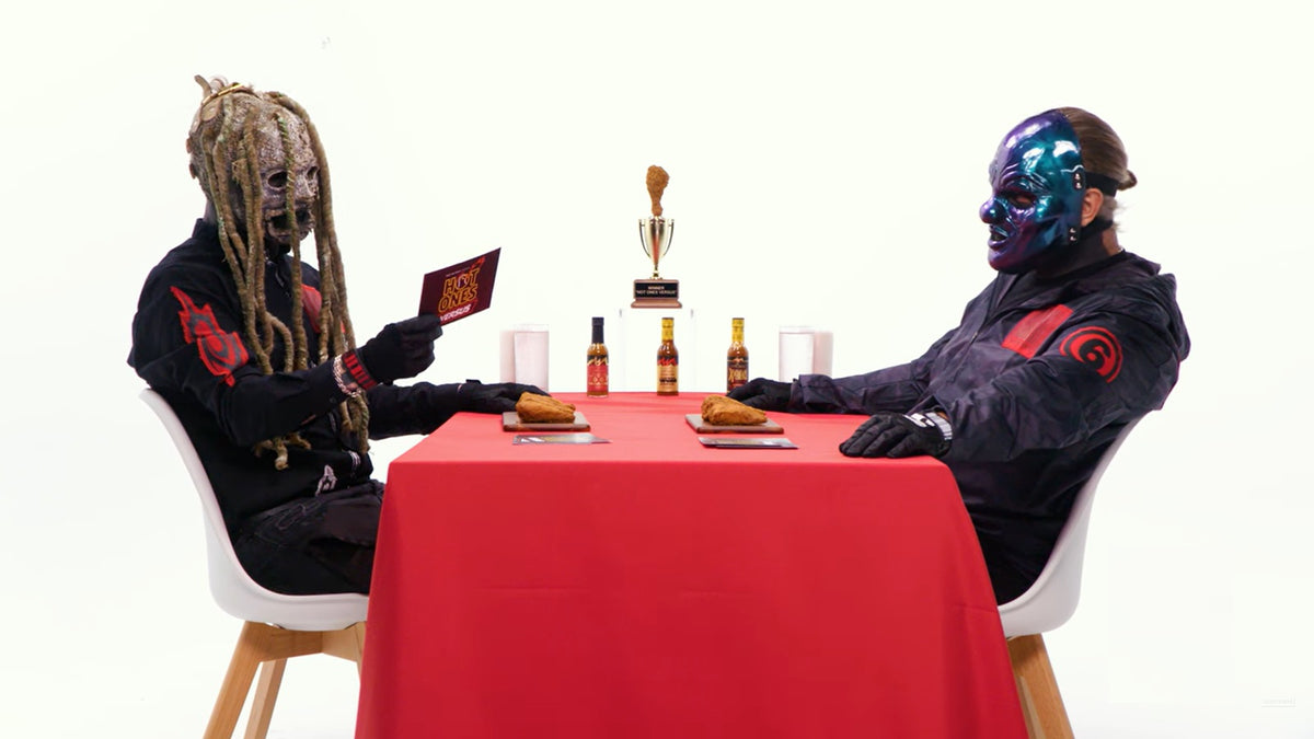 See SLIPKNOT’s COREY TAYLOR and CLOWN face off on ‘Hot Ones’