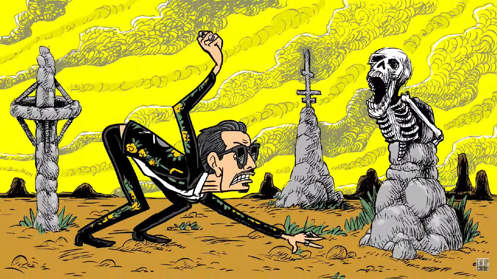 See SPIRITWORLD’s grisly animated video for new song “Western Stars & the Apocalypse”