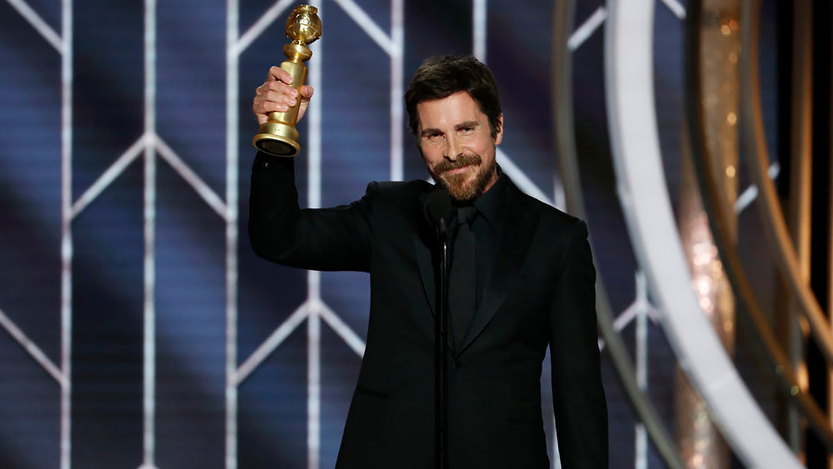 See Christian Bale Thank Satan in Golden Globes Acceptance Speech