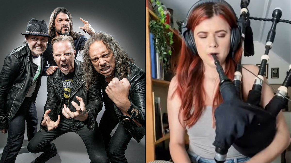 METALLICA defend bagpipe player from online haters