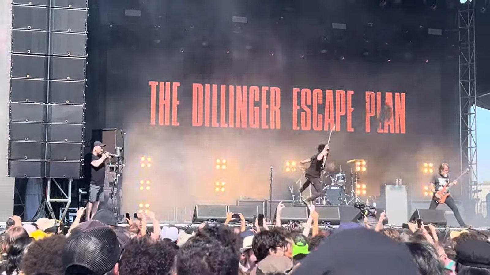 See DILLINGER ESCAPE PLAN’s chaotic reunion show at No Values festival