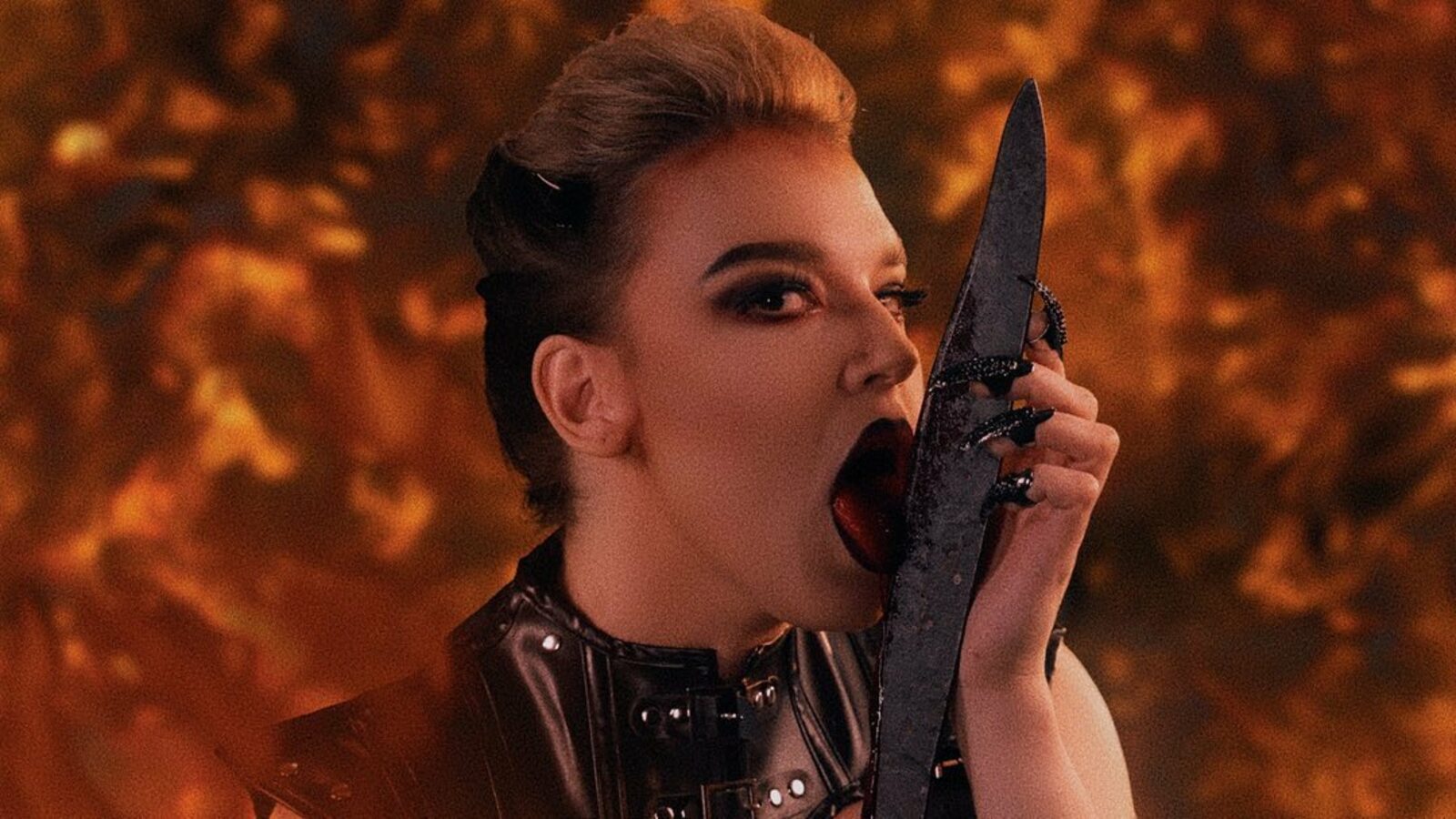See Lzzy Hale Get Bloody in GWAR’s NSFW New “The Cutter” Video