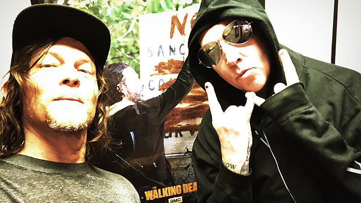 See Norman Reedus, Marilyn Manson Ride Motorcycles, Discuss Love in New ‘Ride’ Clip