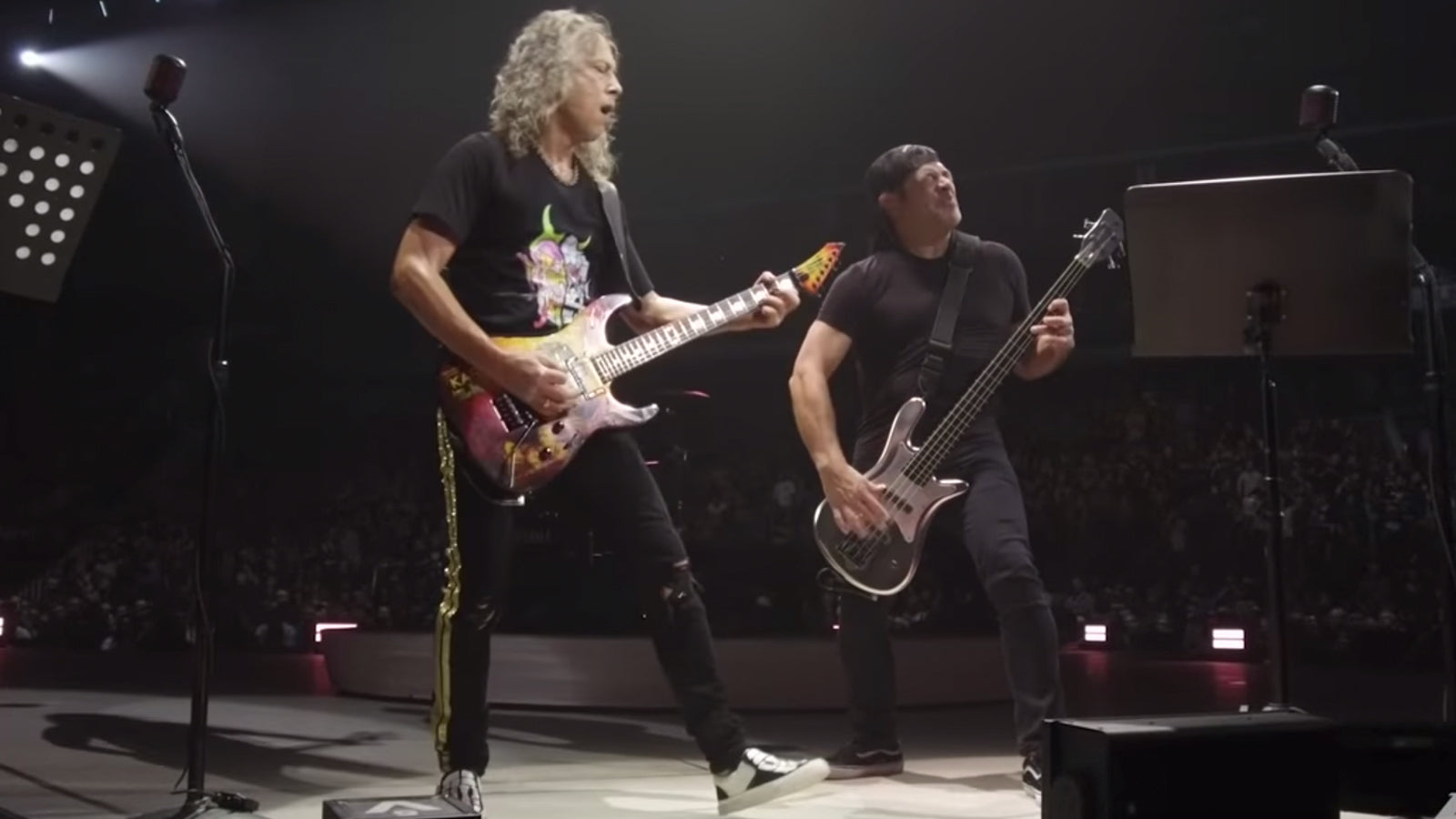 See Metallica’s Kirk Hammett, Robert Trujillo Cover Pink Floyd’s “Run Like Hell”