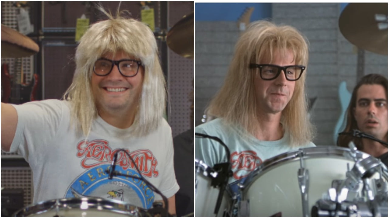 See Converge Drummer Ben Koller Recreate Famous ‘Wayne’s World’ Music Store Scene