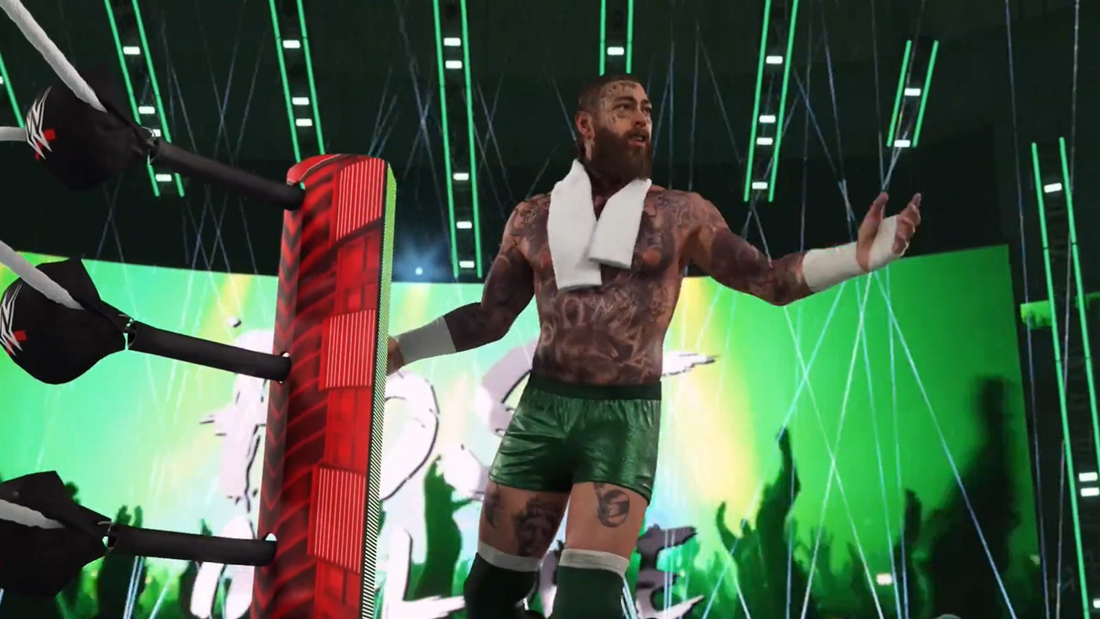 Hear MILITARIE GUN’s new ‘WWE 2K24’ entrance theme for POST MALONE