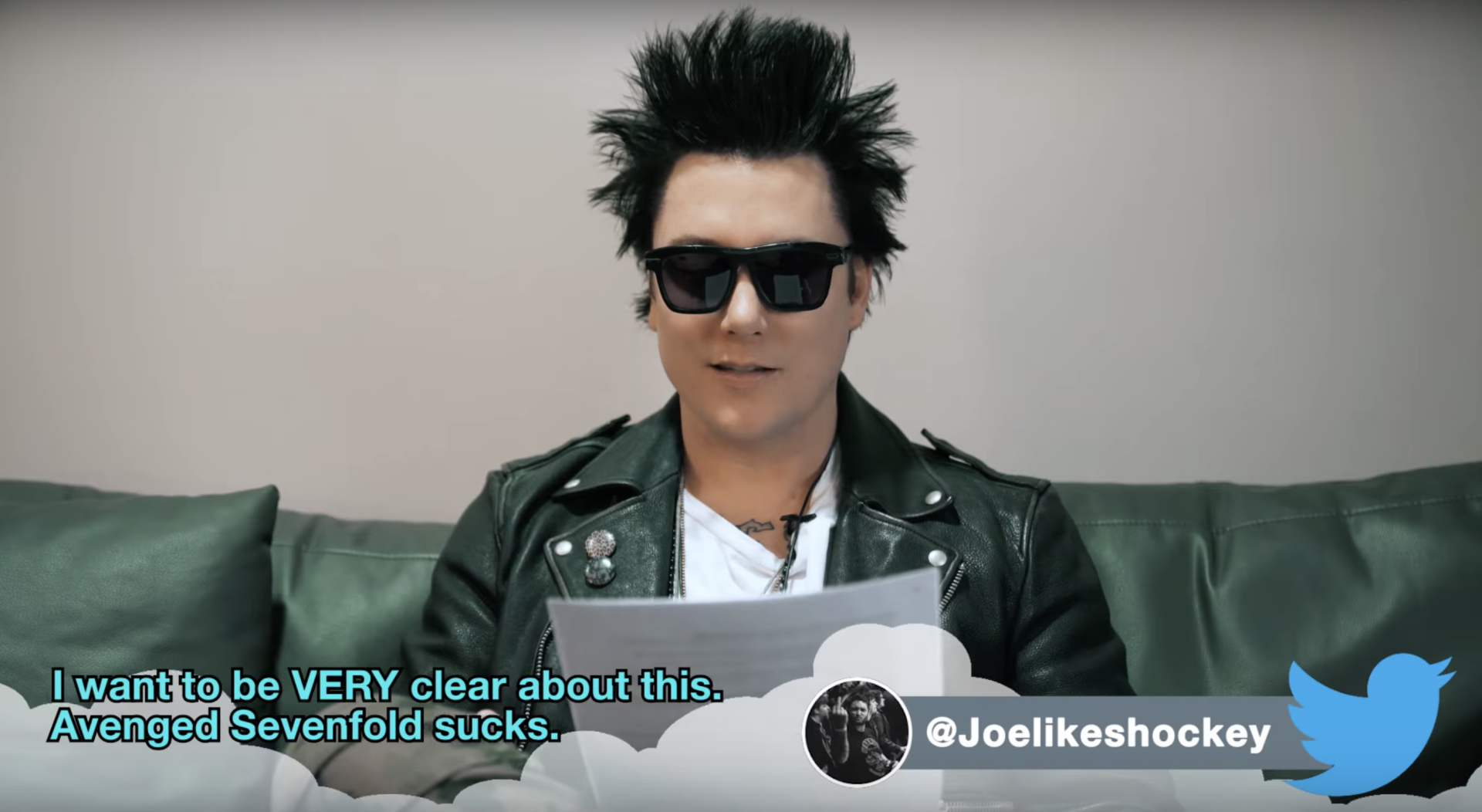 Watch Avenged Sevenfold Members Read Mean Tweets in Funny New Video