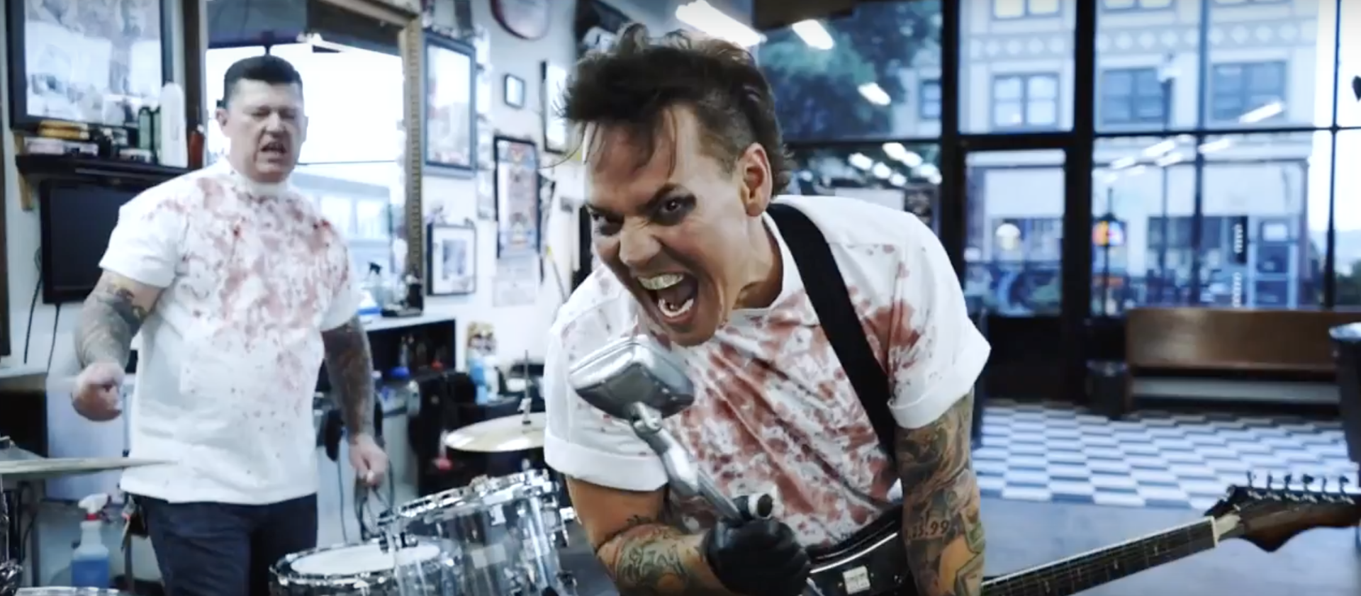 See Garage-Punk Demon Barbers the Cutthroat Brothers’ Grisly New “Kill 4 U” Video