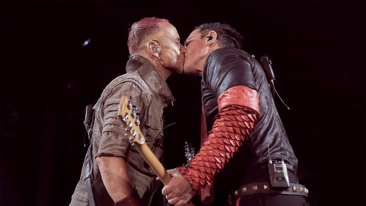 Rammstein Members Kiss Onstage in Russia in Defiance of “Gay Propaganda Law”