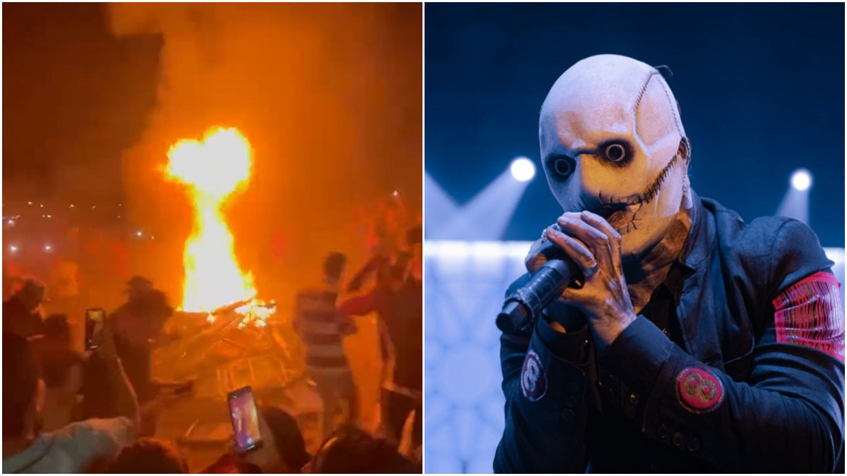 Slipknot Forced to Stop Show Due to Massive Bonfire in Crowd