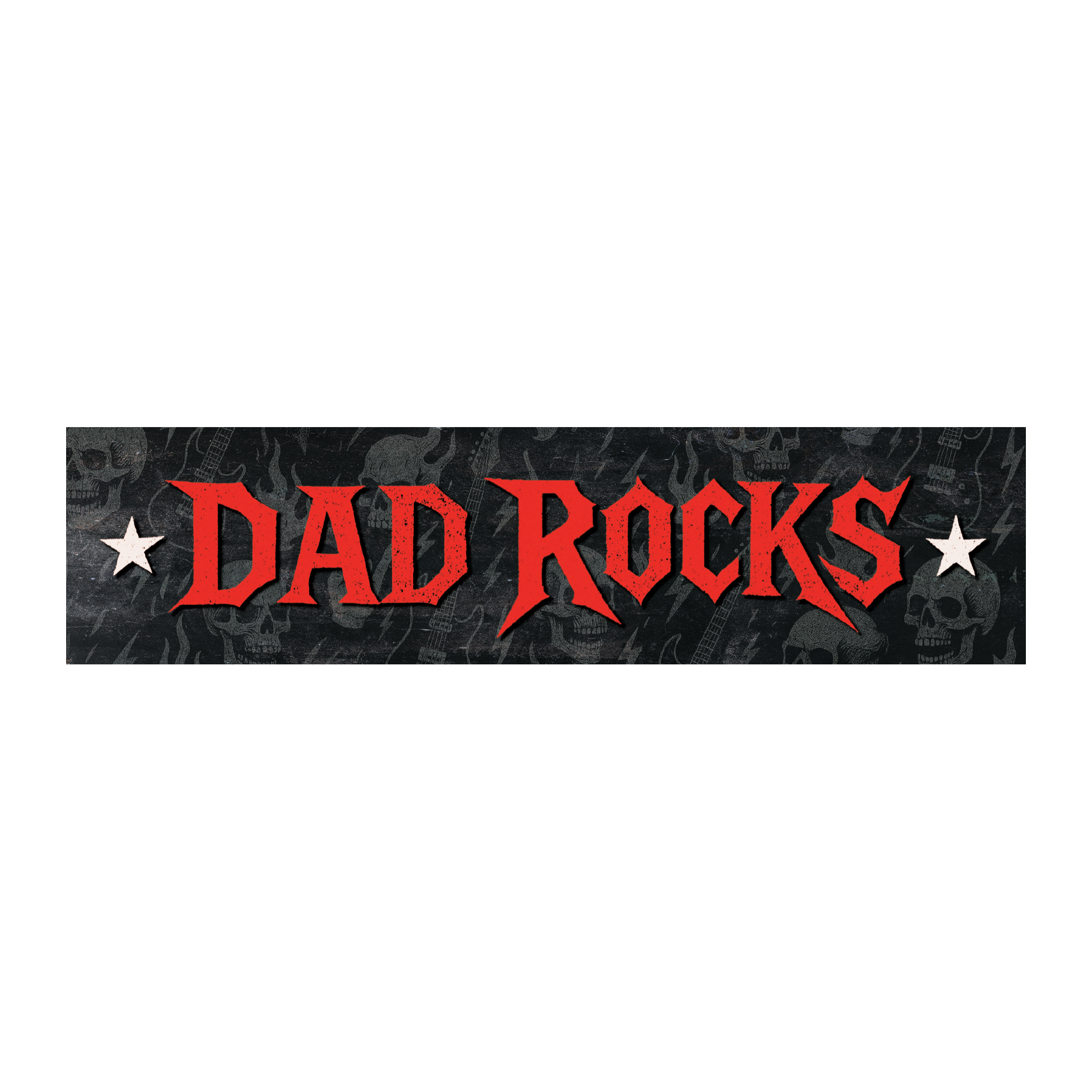 "DAD ROCKS" MAGNETIC GRILL