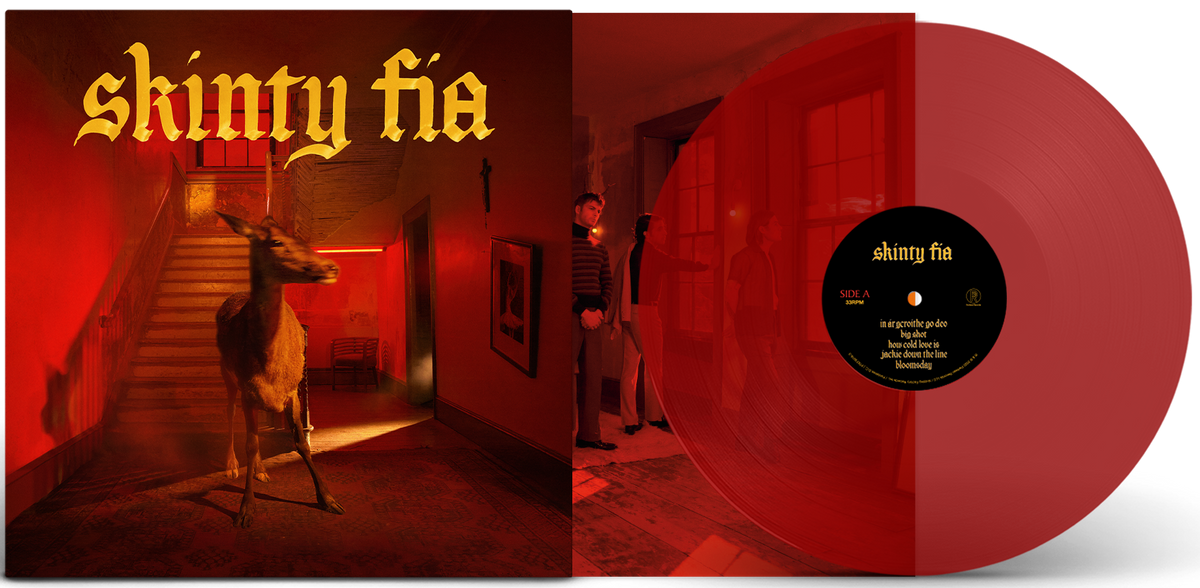 FONTAINES DC 'SKINTY FIA' LIMITED TRANSPARENT RED VINYL LP – ONLY 1500 MADE