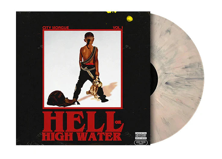 CITY MORGUE 'VOL. 1 HELL OR HIGH WATER' LP (Limited Edition, Pink & Bl
