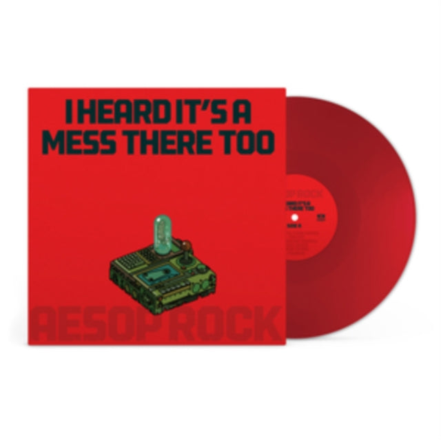 AESOP ROCK 'I HEARD IT'S A MESS THERE TOO' LP (Apple Red Opaque Vinyl)
