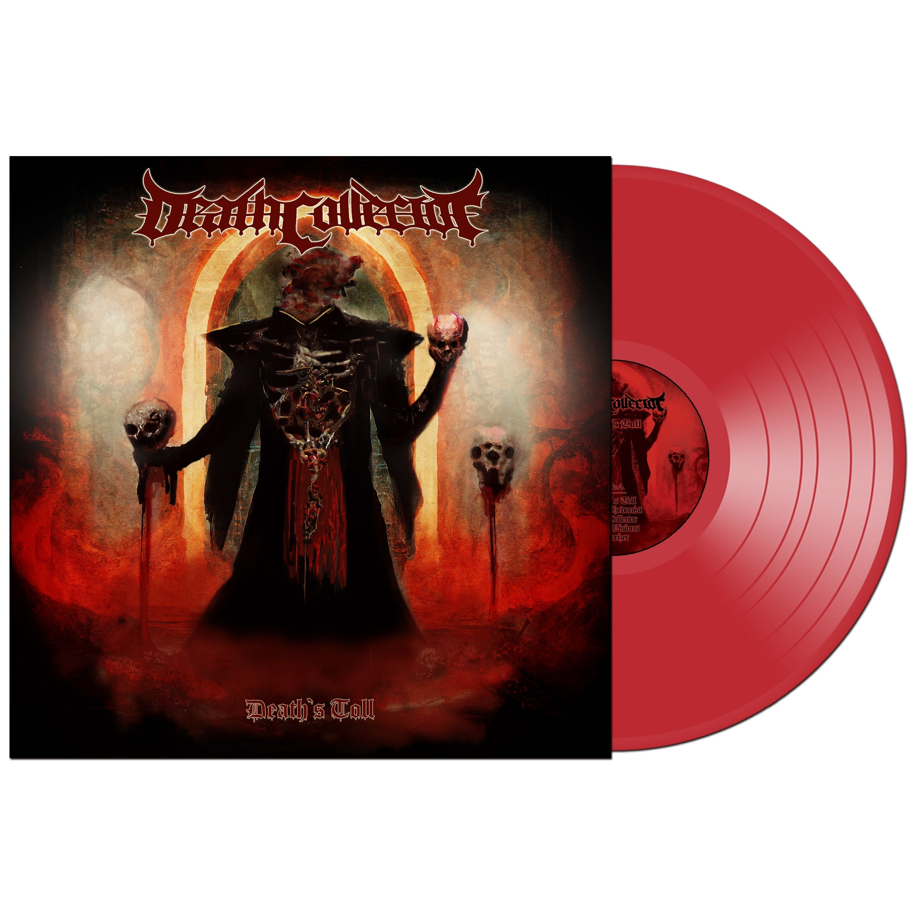 DEATHCOLLECTOR 'DEATH'S TOLL' LP (Red Vinyl)