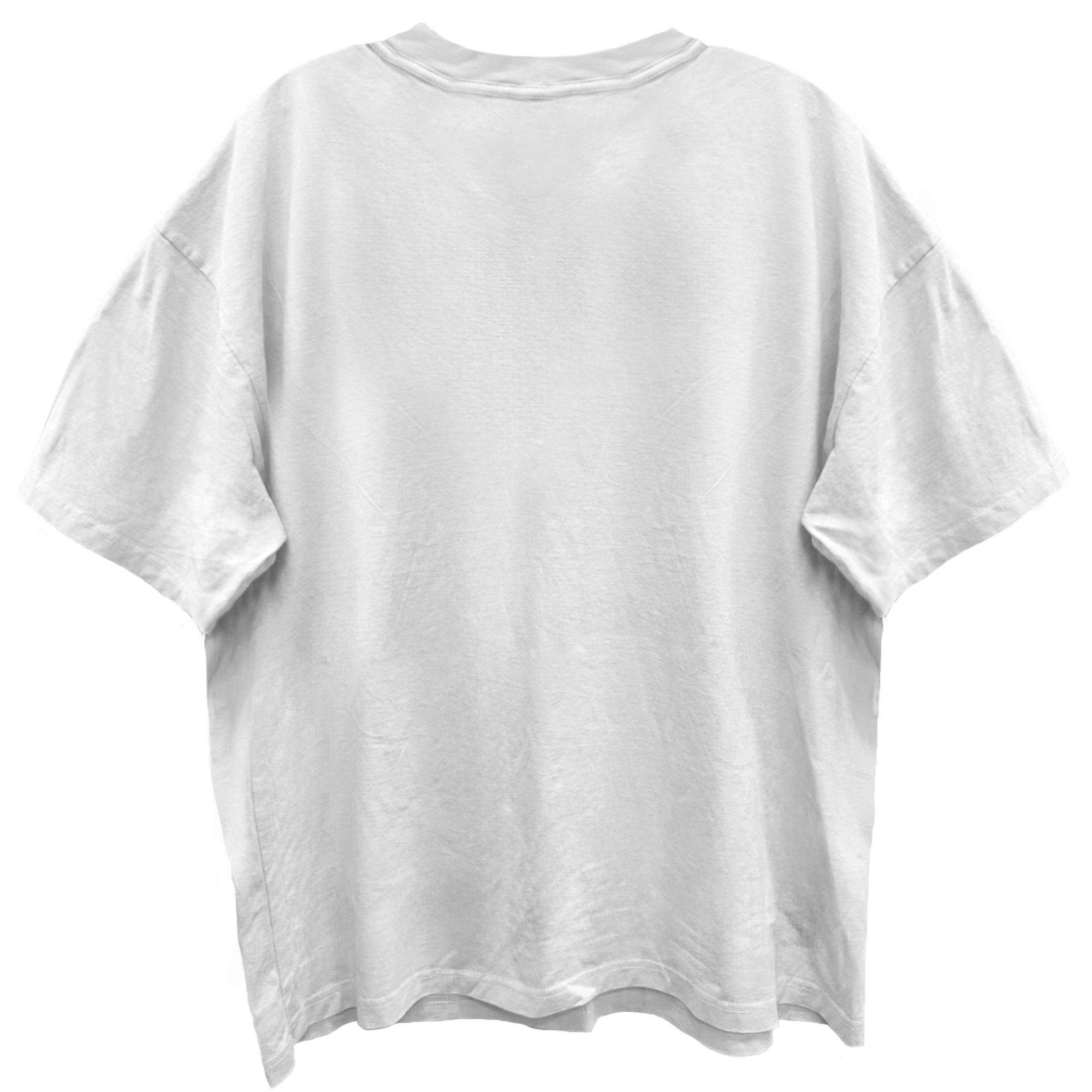 DEF LEPPARD BRITISH FLAG LOGO BLANC WHITE ENZYME WASH T-SHIRT/GIANT VINTAGE T-SHIRT