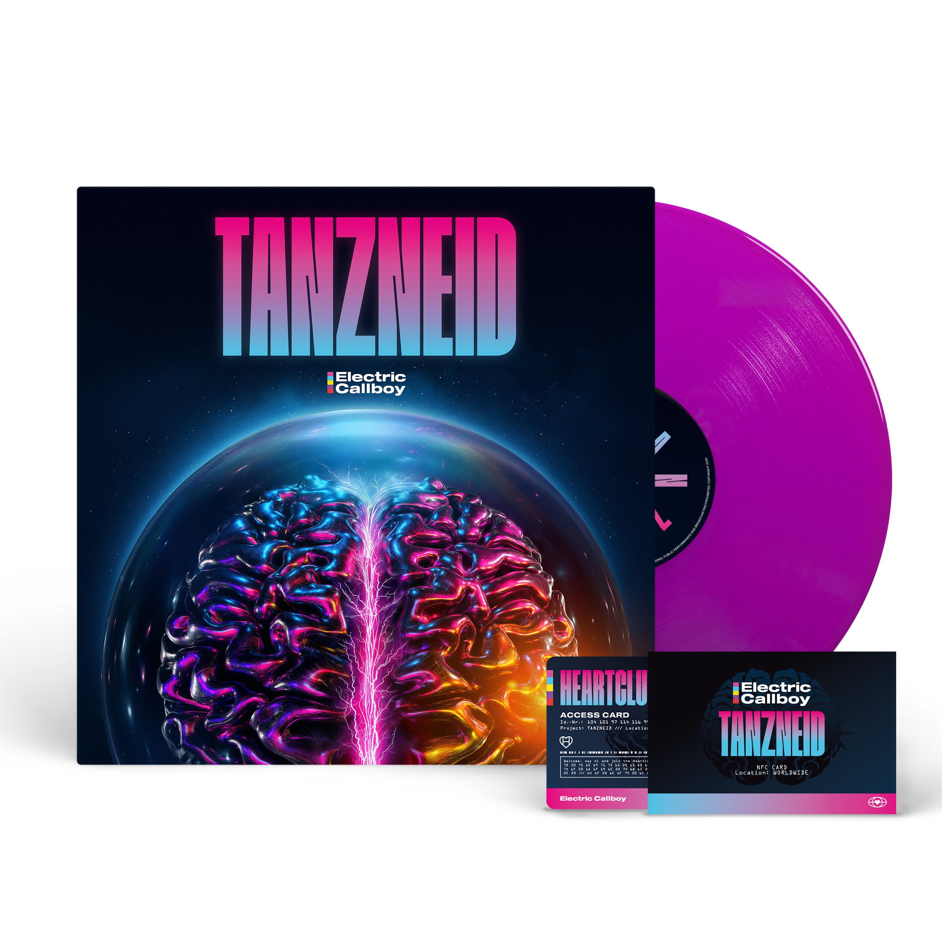 ELECTRIC CALLBOY 'TANZNEID' LP (Exclusive – Limited to 300, Neon Viole
