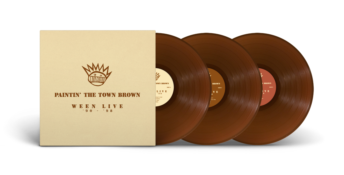 WEEN 'PAINTIN' THE TOWN BROWN: WEEN LIVE 1990-1998' 3LP (Brown Vinyl)