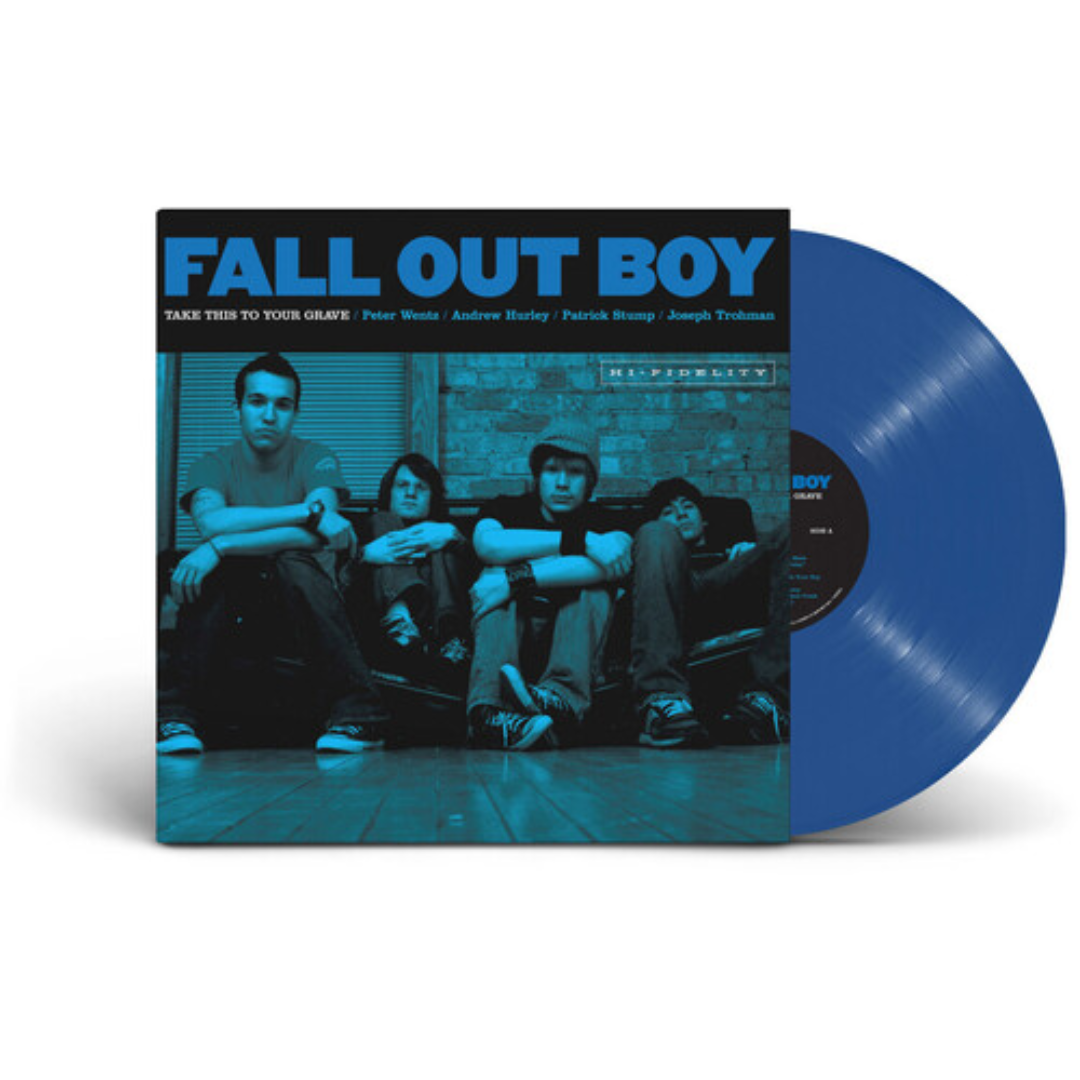 その他 LP Fall Out Boy Take This To Your Grave 1517118 	FUELED BY RAMEN /00260 FALL OUT BOY 'TAKE THIS TO YOUR GRAVE' LP (20th Anniversary, Blue Viny