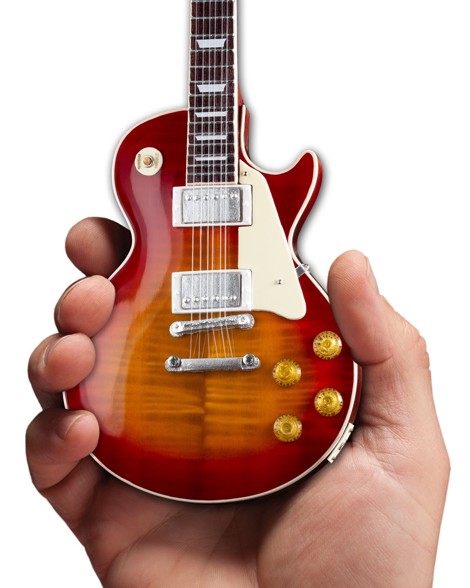 GIBSON 1959 LES PAUL STANDARD CHERRY SUNBURST 1:4 SCALE MINI GUITAR MODEL