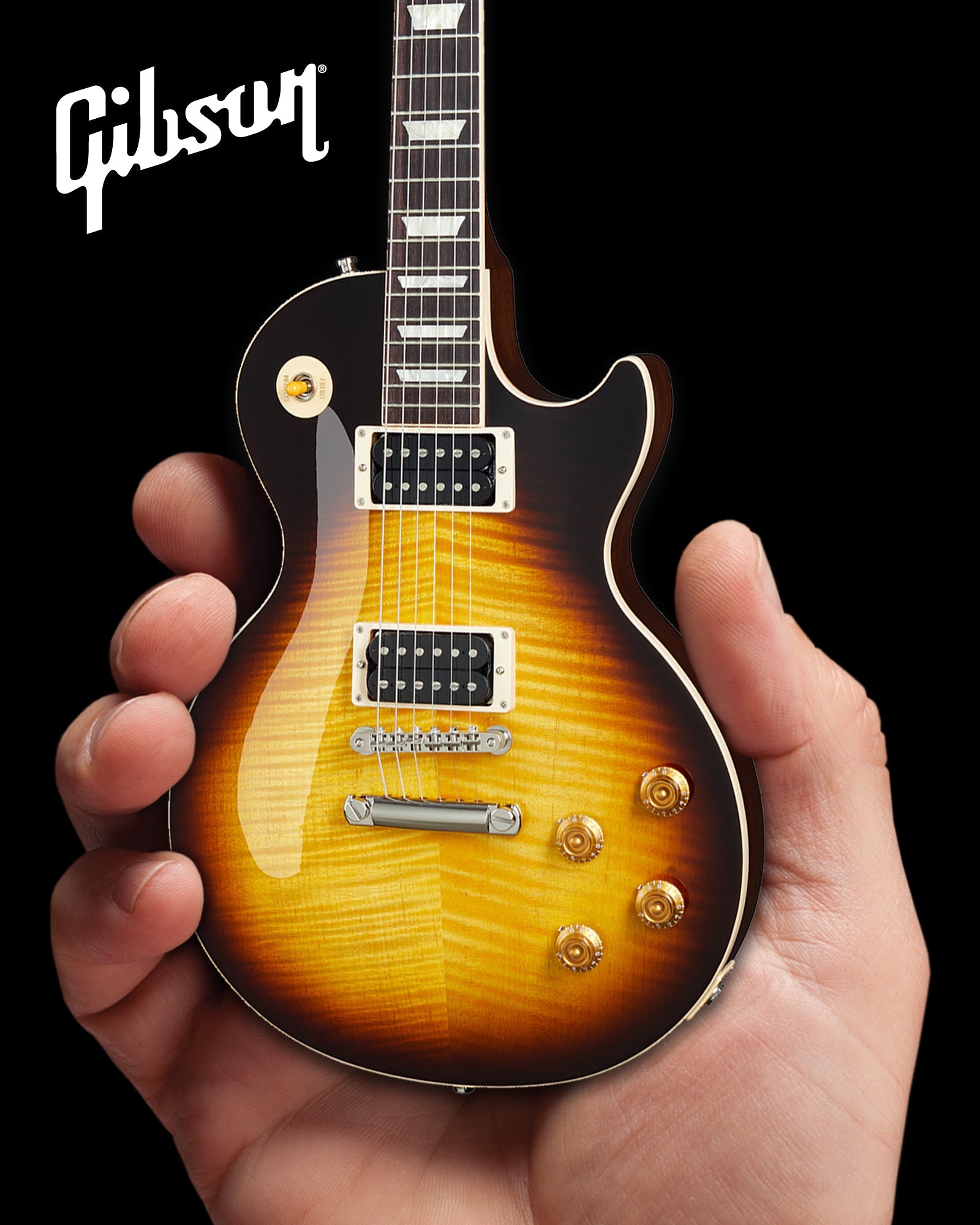SLASH GIBSON LES PAUL STANDARD NOVEMBER BURST 1:4 SCALE MINI GUITAR MO