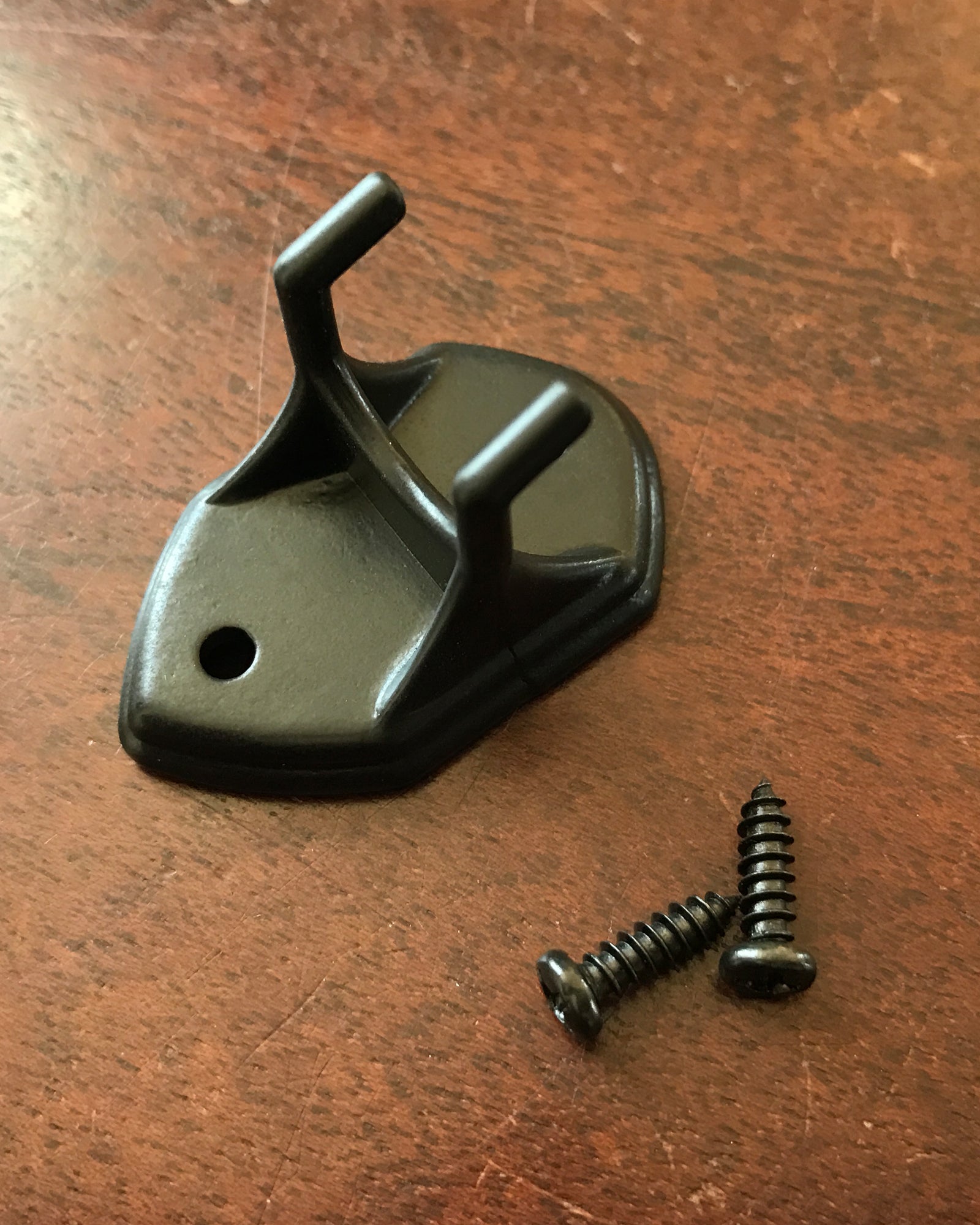 BLACK METAL WALLMOUNT MINIATURE GUITAR WALL HANGERS BY AXE HEAVEN® – SET OF 2