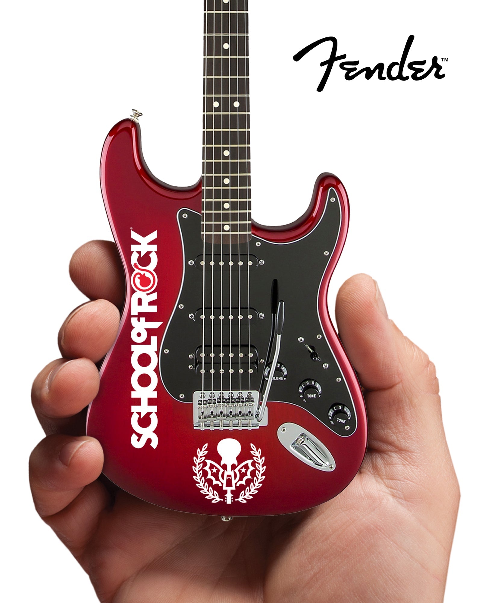 SCHOOL OF ROCK® FENDER® SPECIAL EDITION STANDARD STRATOCASTER CANDY RED BURST MINI GUITAR