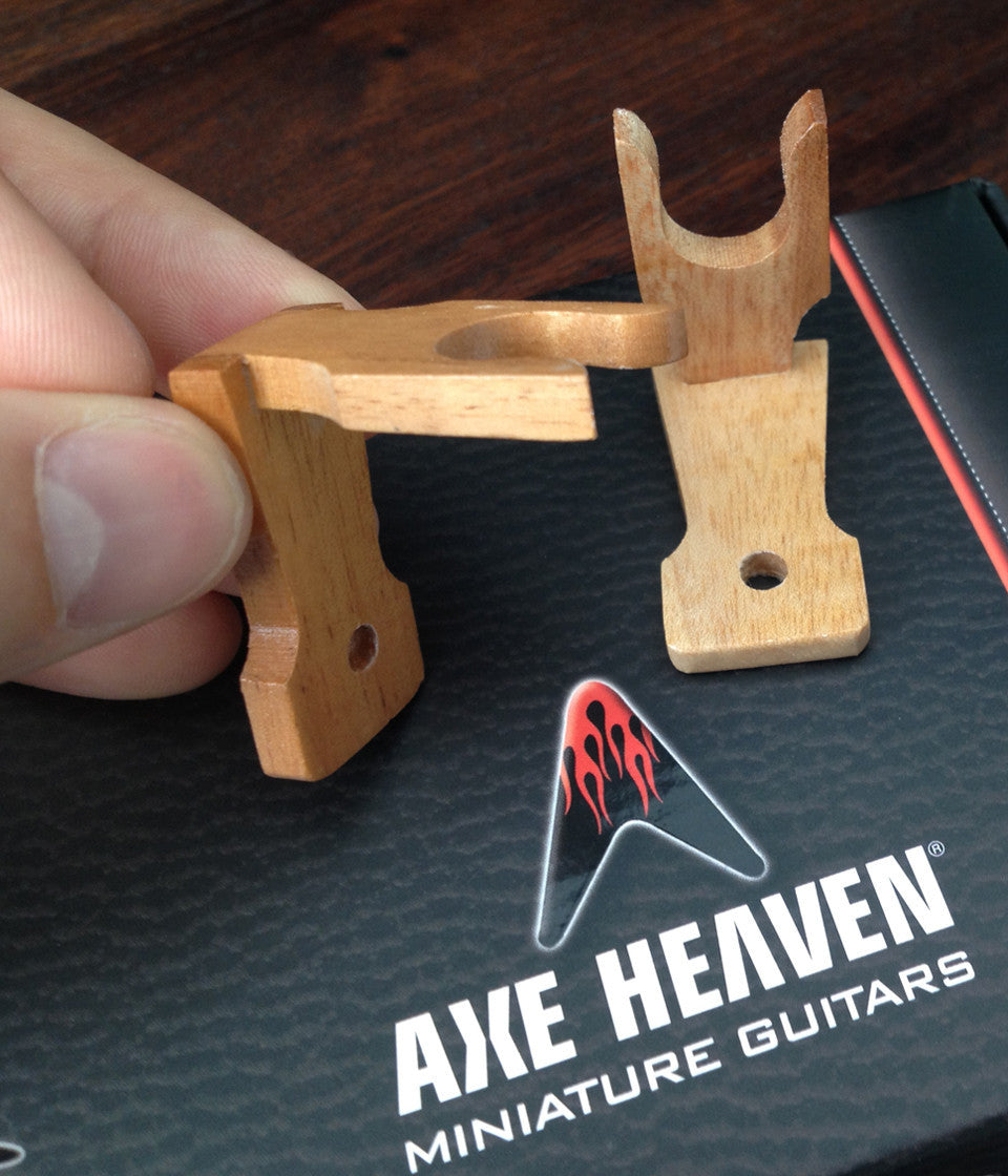WALLMOUNT MINIATURE GUITAR WALL HANGERS BY AXE HEAVEN® – SET OF 2