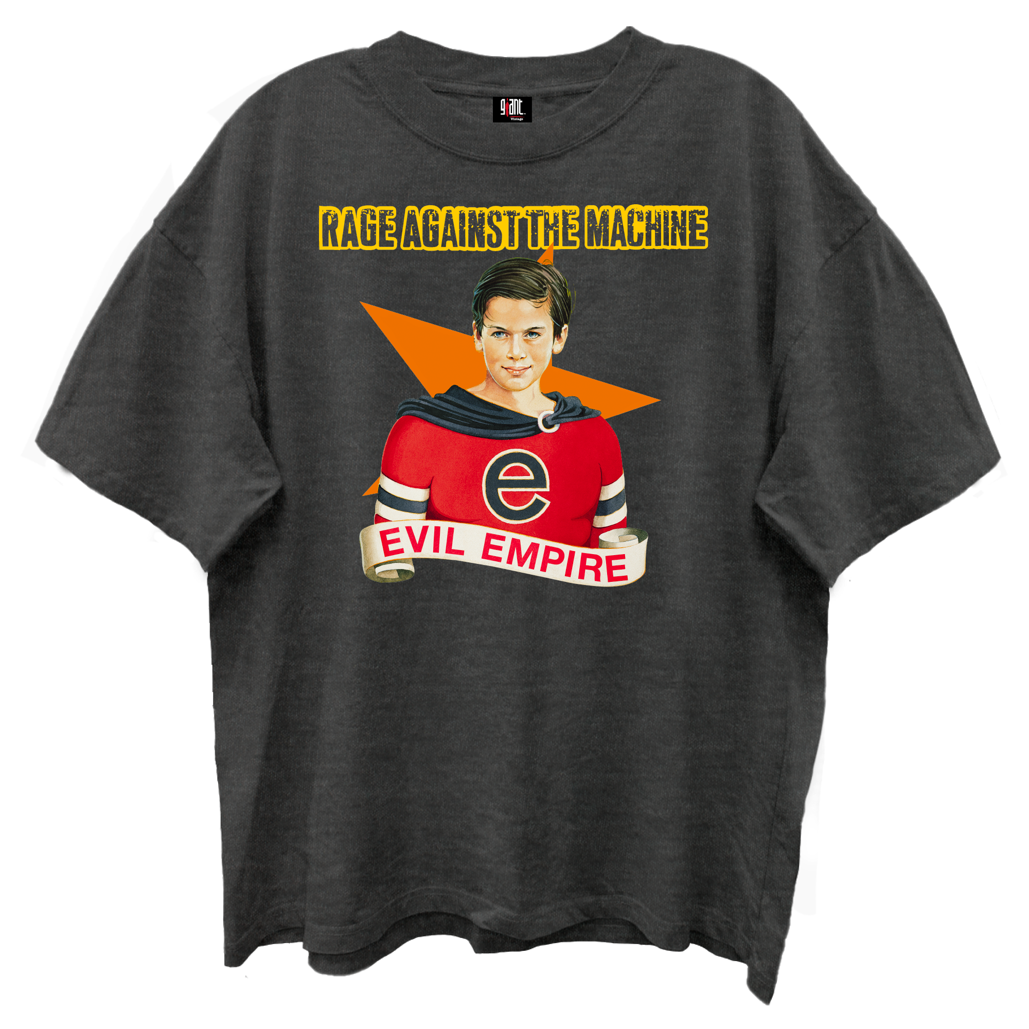 RAGE AGAINST THE MACHINE FEAR IS OUR ONLY GOD/GIANT/VINTAGE/VINTAGE BLACK T-SHIRT