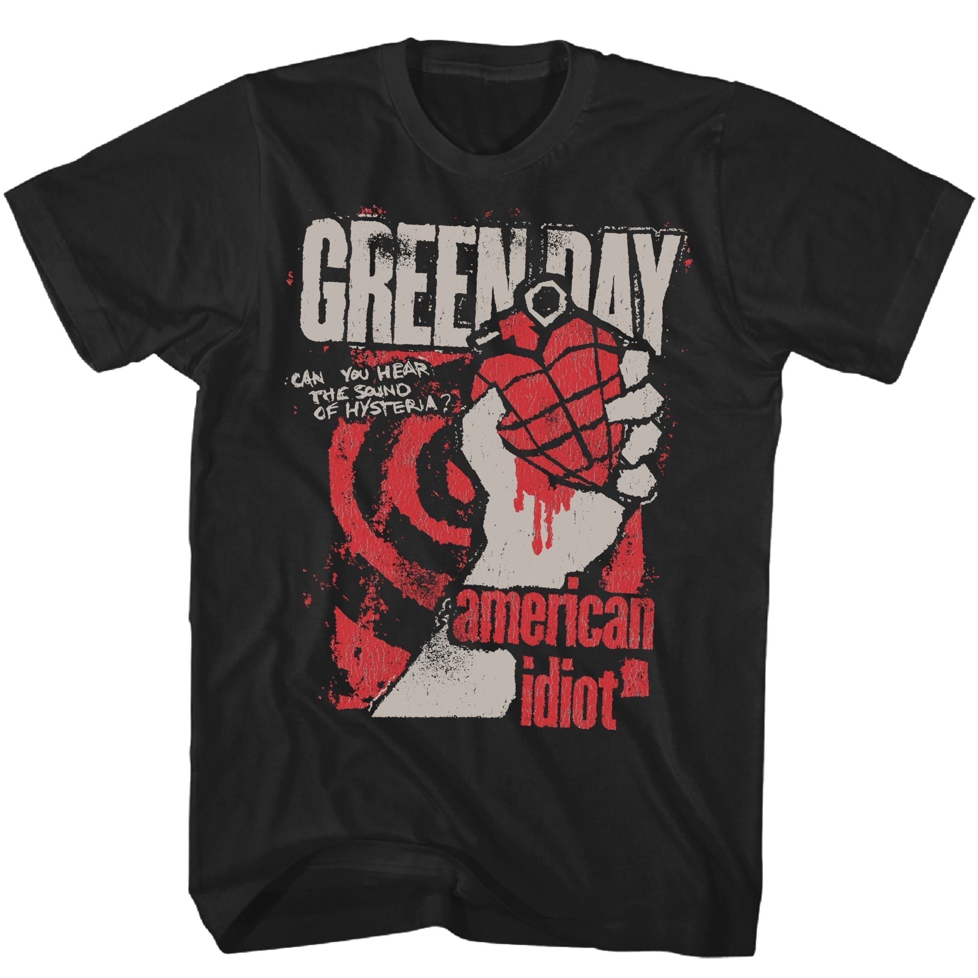 GREEN DAY AMERICAN IDIOT HYSTERIA T-SHIRT