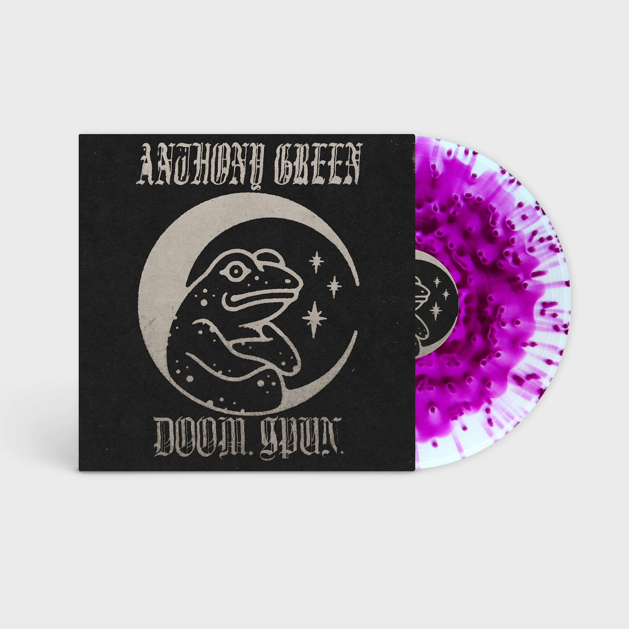 ANTHONY GREEN ‘DOOM. SPUN.’ LP (Clear/Deep Purple Cloudy Vinyl)