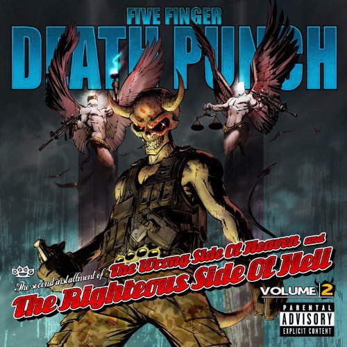FIVE FINGER DEATH PUNCH 'THE WRONG SIDE OF HEAVEN THE RIGHTEOUS SIDE