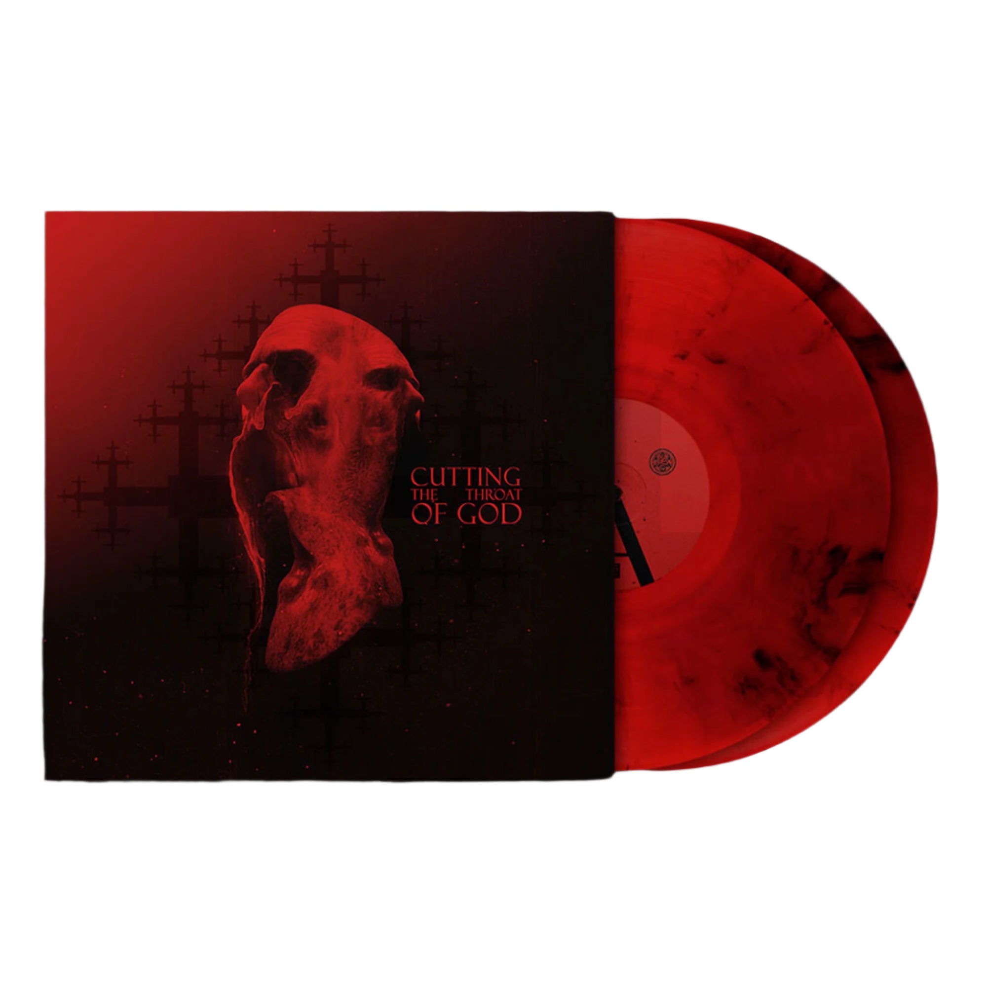 ULCERATE 'CUTTING THE THROAT OF GOD' 2LP (Transparent Red w/Black Smoke Vinyl)