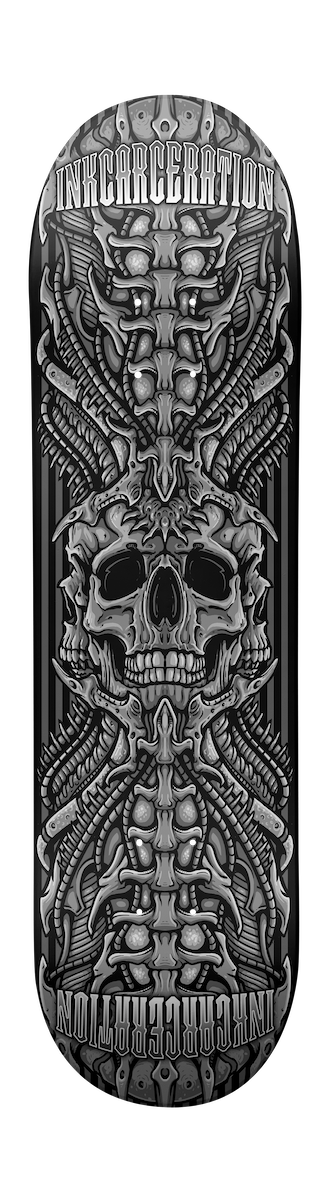 INKCARCERATION DECAY SKATE DECK