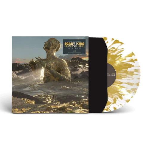 SCARY KIDS SCARING KIDS 'OUT OF LIGHT' LP – ONLY 350 MADE (Limited Edition White w/Gold Splatter Vinyl)