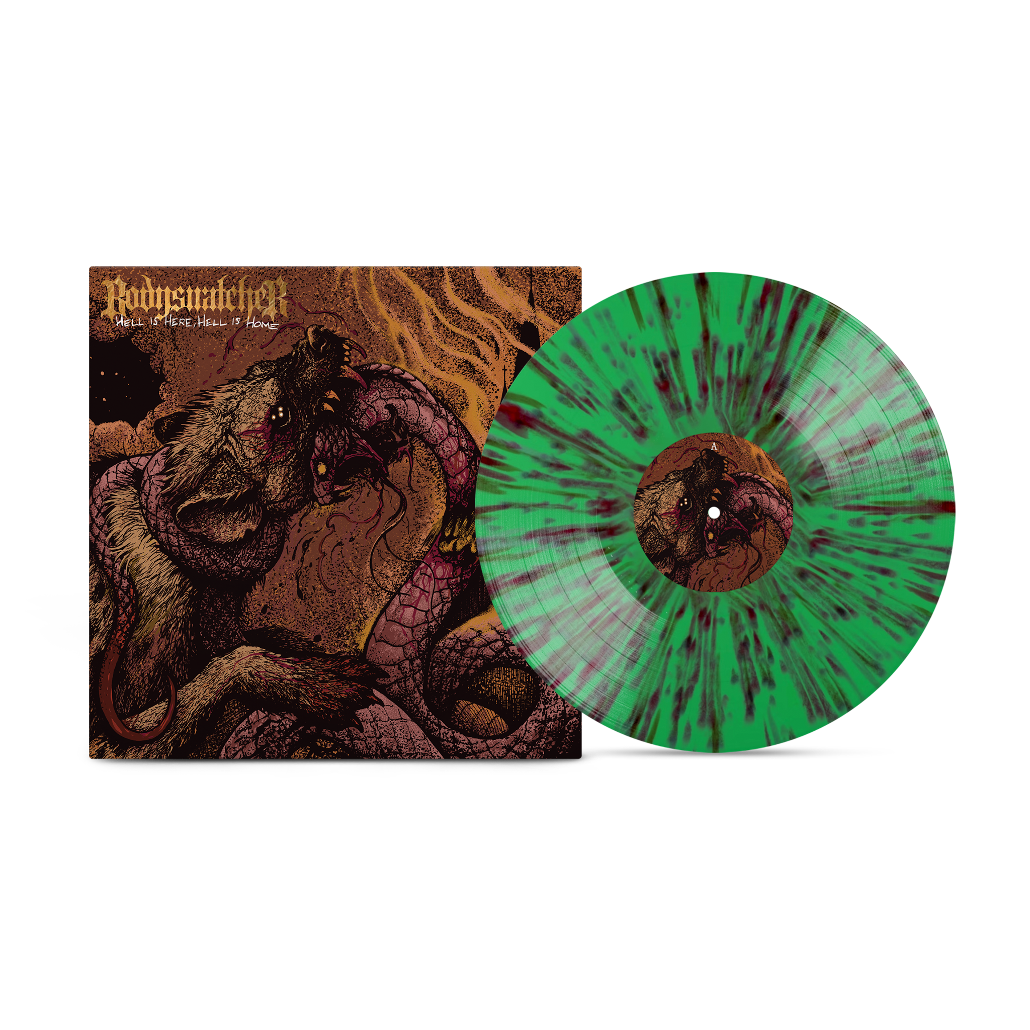 BODYSNATCHER 'HELL IS HERE, HELL IS HOME' LP (Venom Mint Splatter Viny