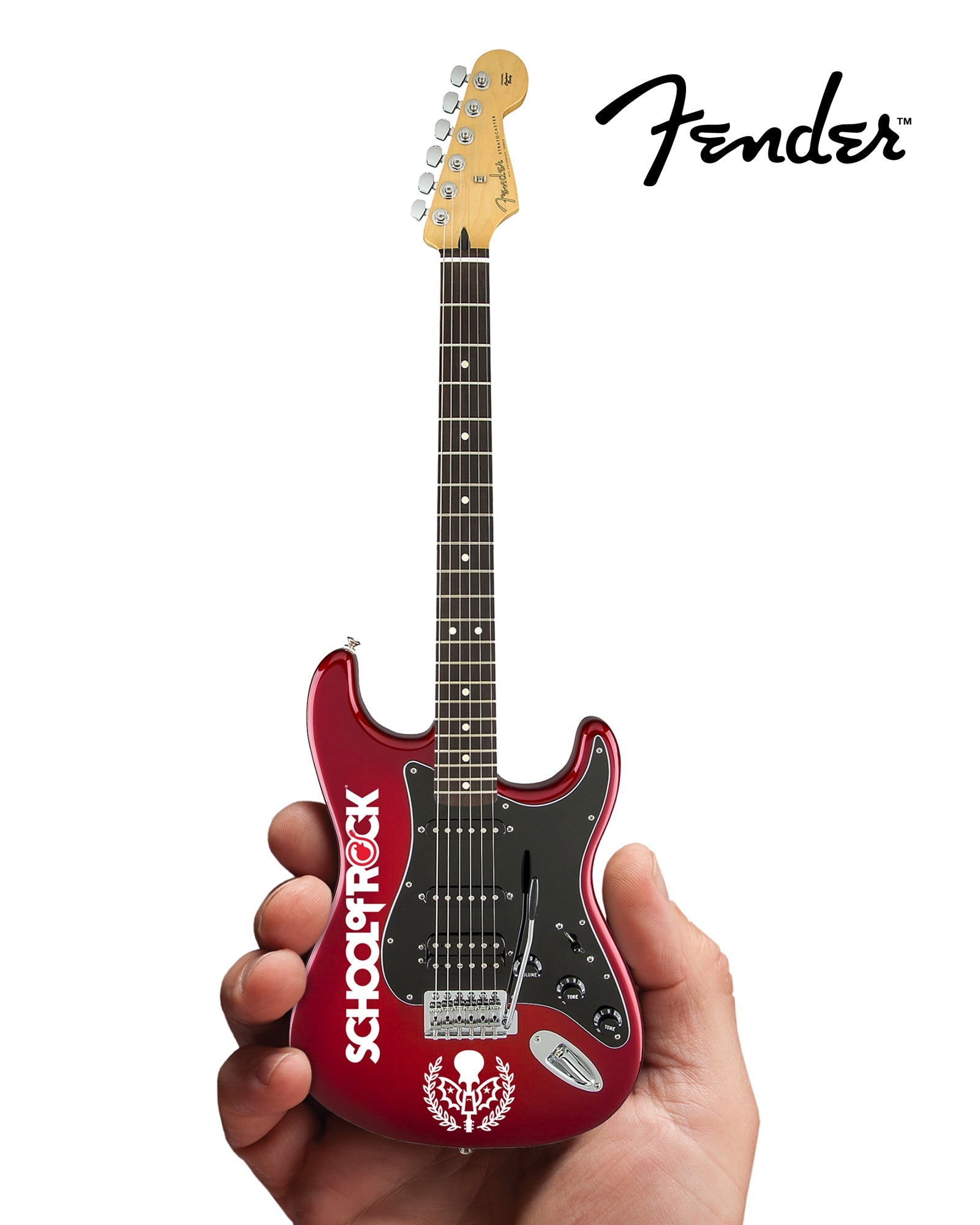SCHOOL OF ROCK® FENDER® SPECIAL EDITION STANDARD STRATOCASTER CANDY RED BURST MINI GUITAR