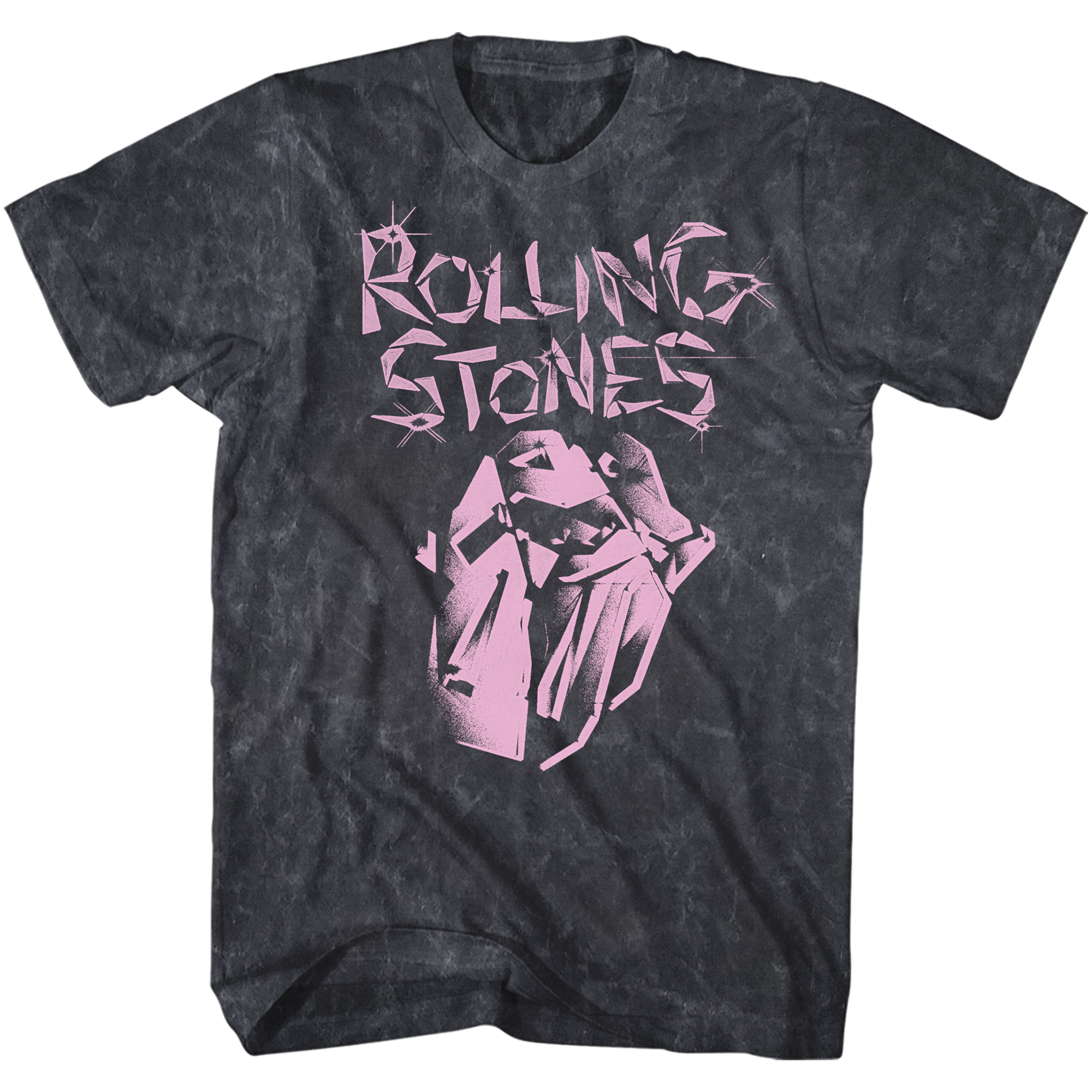ROLLING STONES MINERAL WASH LOGO T-SHIRT