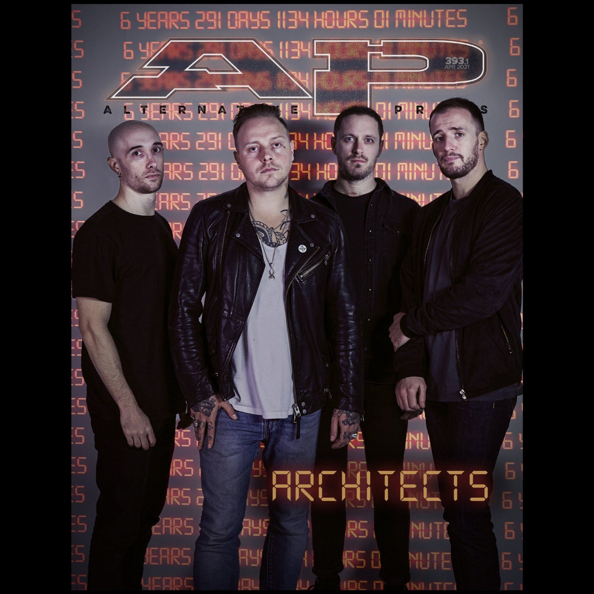 Architects - Alternative Press Magazine Issue 393 April 2021 - Version 1 New Gen Magazine Alternative Press