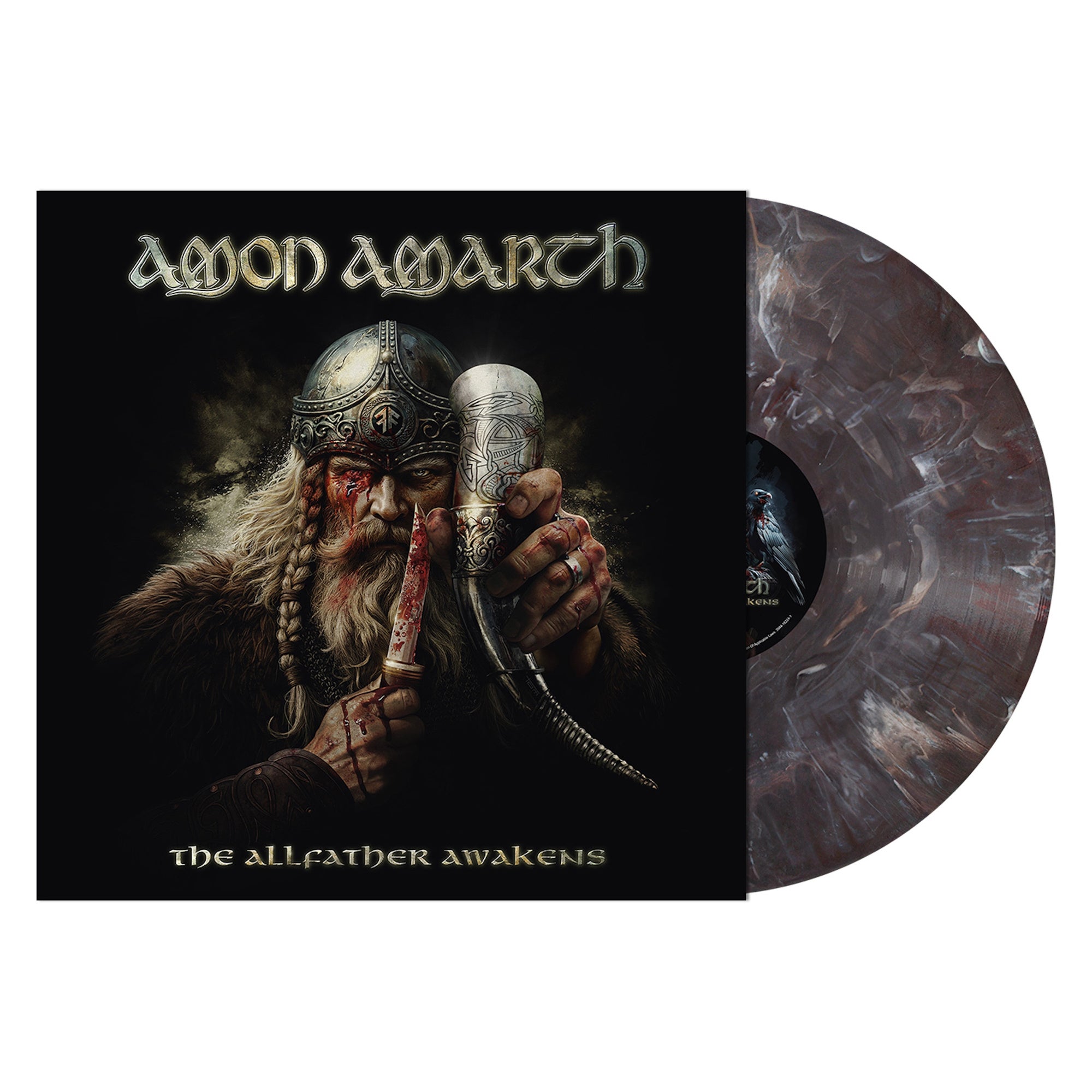 AMON AMARTH 'THE ALLFATHER AWAKENS' LP (Odens Hunt Marbled Vinyl)