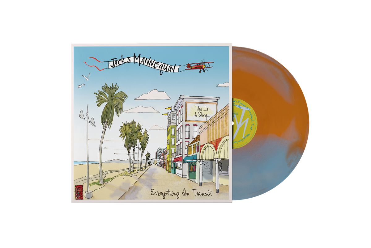 JACK'S MANNEQUIN ‘EVERYTHING IN TRANSIT’ 20TH ANNIVERSARY LP (Exclusive – Limited to 300, Tangerine, Baby Blue, & Bone Smash Vinyl)