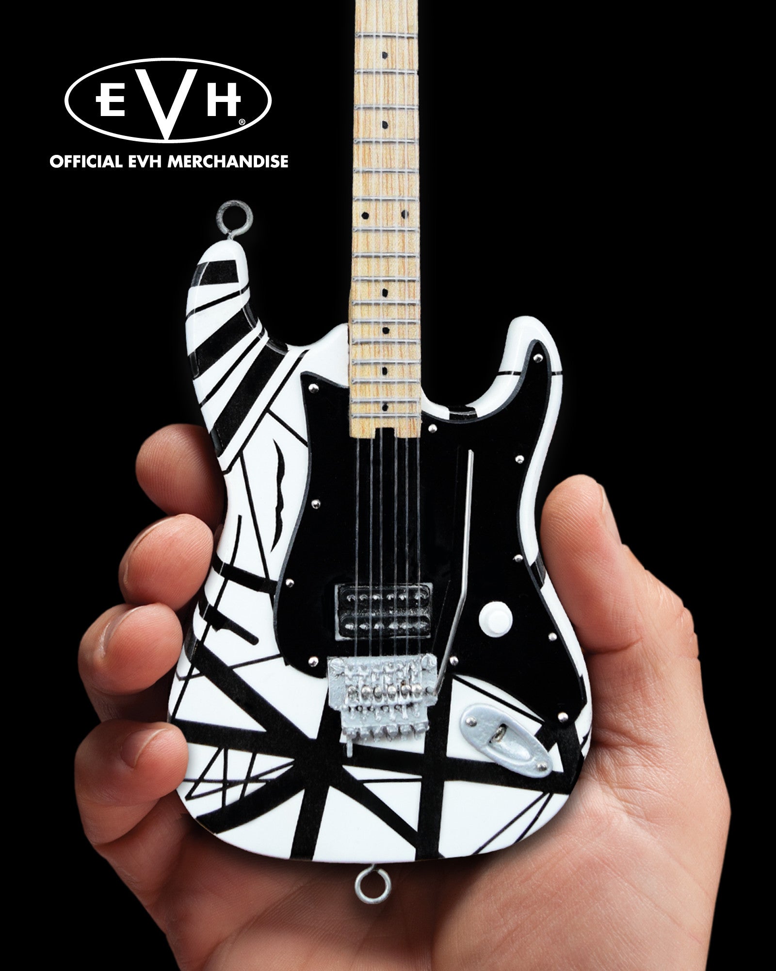EVH SET OF 3 EDDIE VAN HALEN MINI GUITAR REPLICA COLLECTIBLES - OFFICIALLY LICENSED