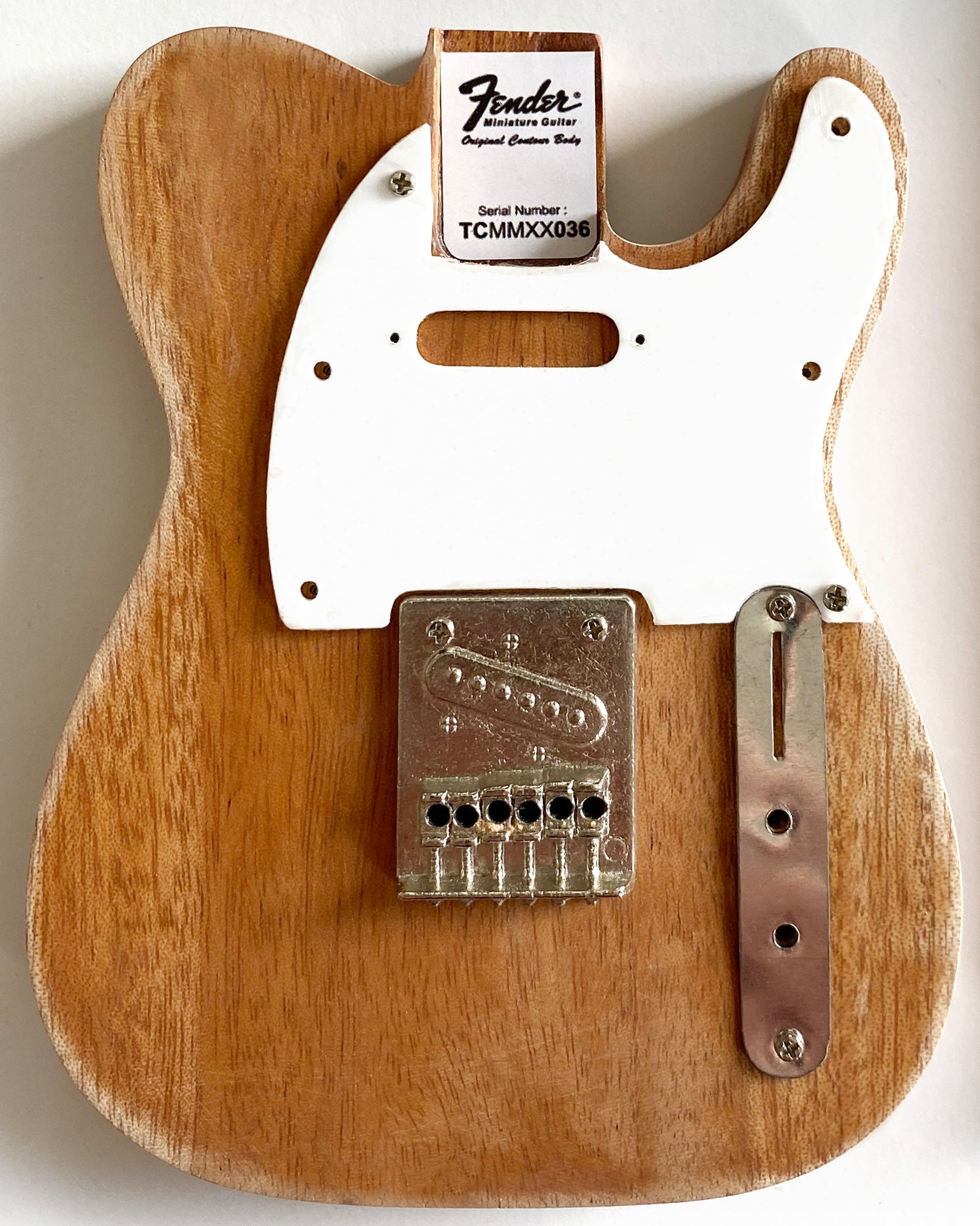 MINIATURE GUITAR MODEL KIT - FENDER™ TELECASTER™ - BUILD YOUR OWN - OFFICIALLY LICENSED