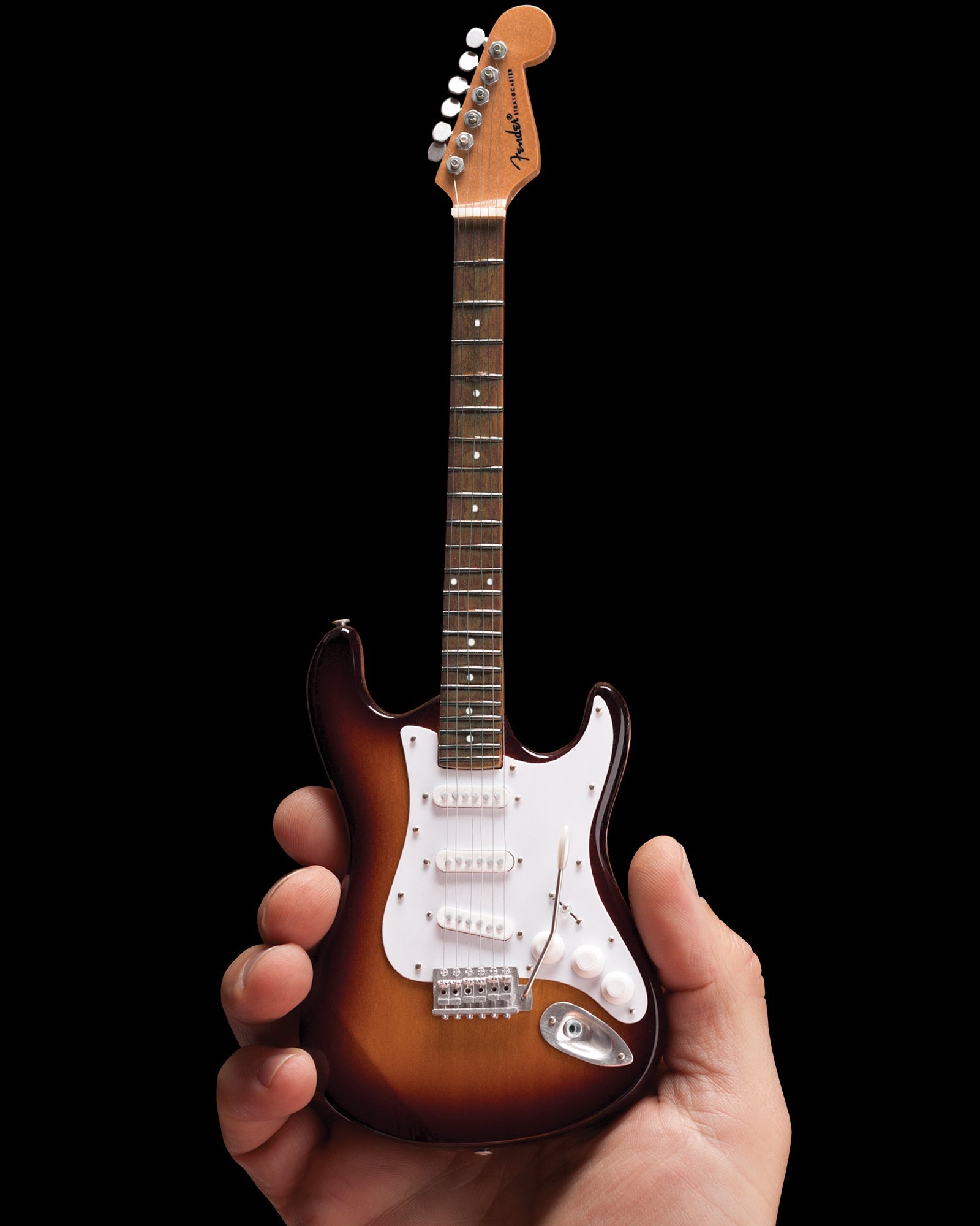 SUNBURST FENDER™ STRAT™ CLASSIC MINIATURE GUITAR REPLICA - OFFICIALLY LICENSED