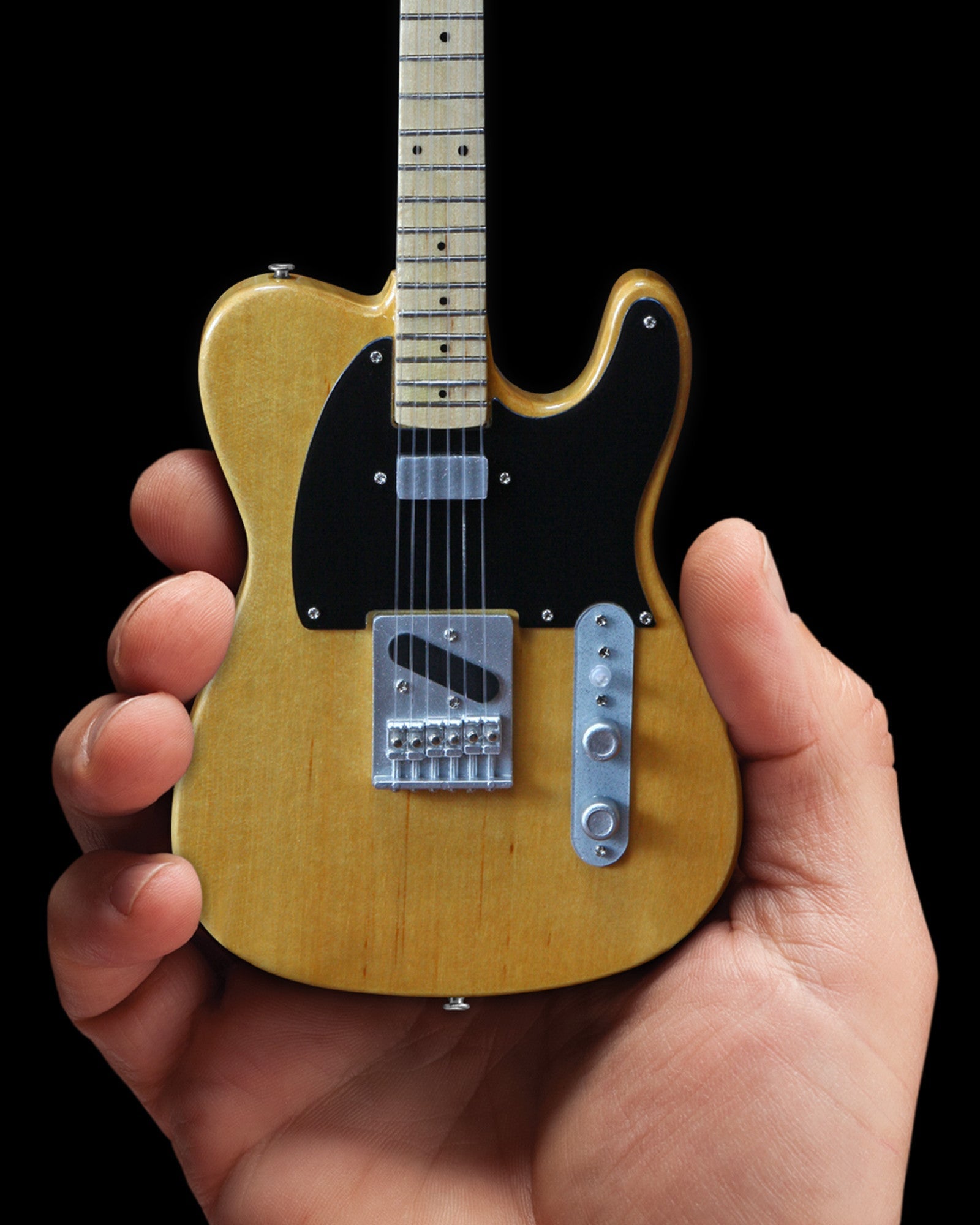 OFFICIALLY LICENSED MINIATURE BUTTERSCOTCH BLONDE FENDER™ TELECASTER™ GUITAR REPLICA