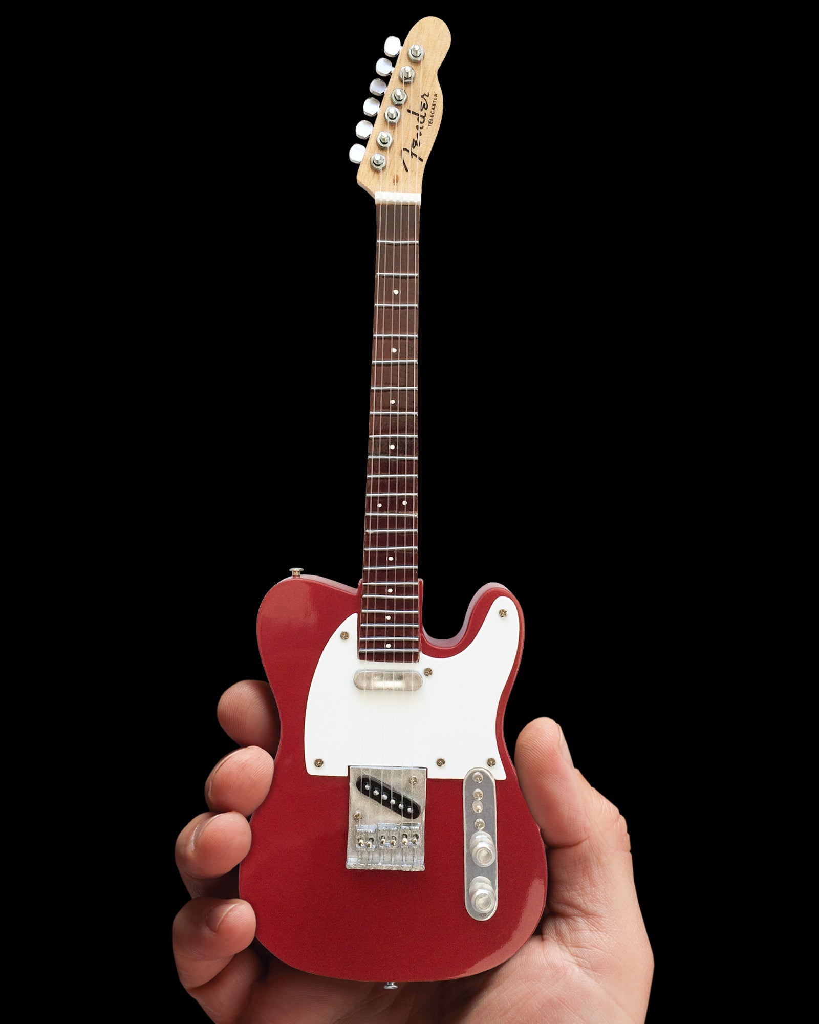 OFFICIALLY LICENSED MINI CANDY APPLE RED FENDER™ TELECASTER™ GUITAR REPLICA