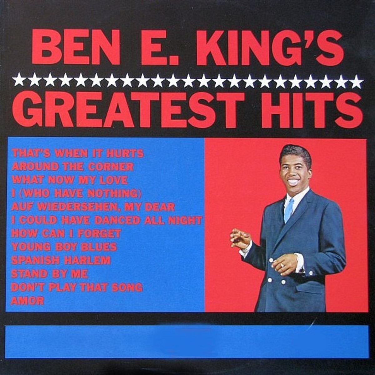 BEN E.KING 'BEN E. KING'S GREATEST HITS' LP (Limited Edition Translucent Blue Vinyl)